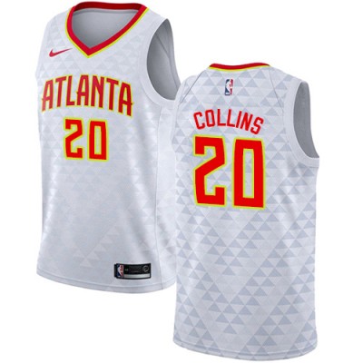 Nike Atlanta Hawks #20 John Collins White Youth NBA Swingman Association Edition Jersey